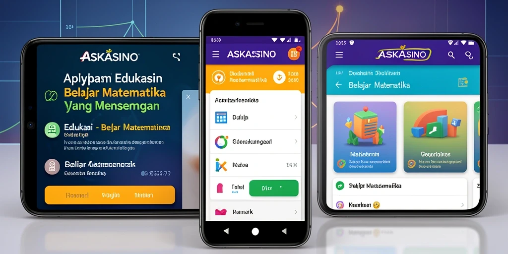 Antarmuka menarik ASKASINO dengan fitur belajar matematika interaktif.