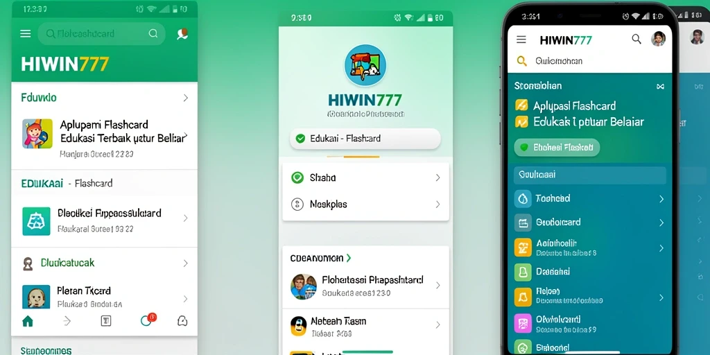 Tampilan antarmuka aplikasi HIWIN777 yang menarik dan interaktif.
