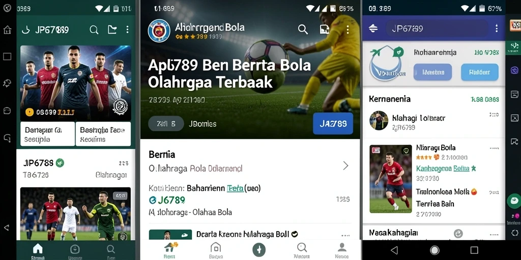 Tampilan antarmuka aplikasi JP6789 yang menawan dan informatif.