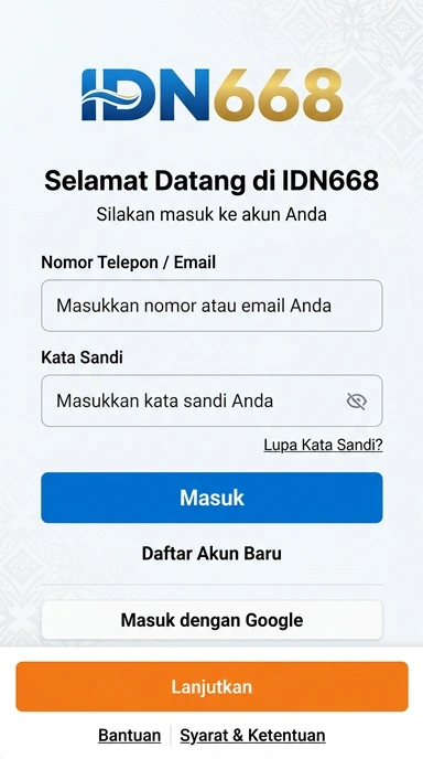 Masuk Akun idn668 dengan Mudah dan Aman