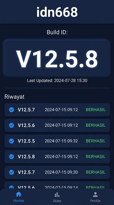 Riwayat Versi idn668 untuk Pengguna Android